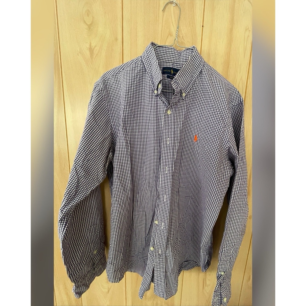 Ralph Lauren Men Shirt, Slim‎ Fit, Size: Large